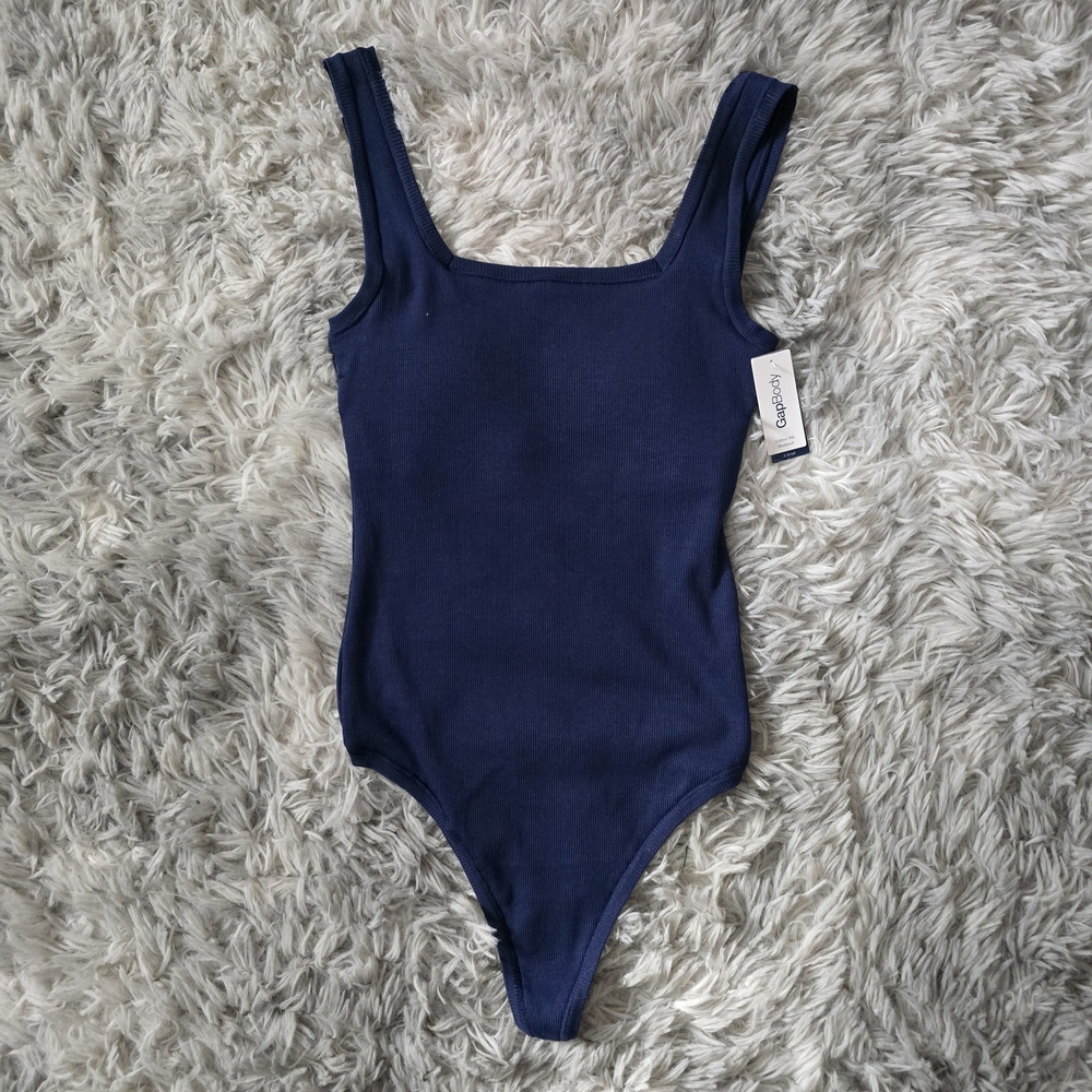 NWT GAP Body Cotton Ribbed Bodysuit - Size XS